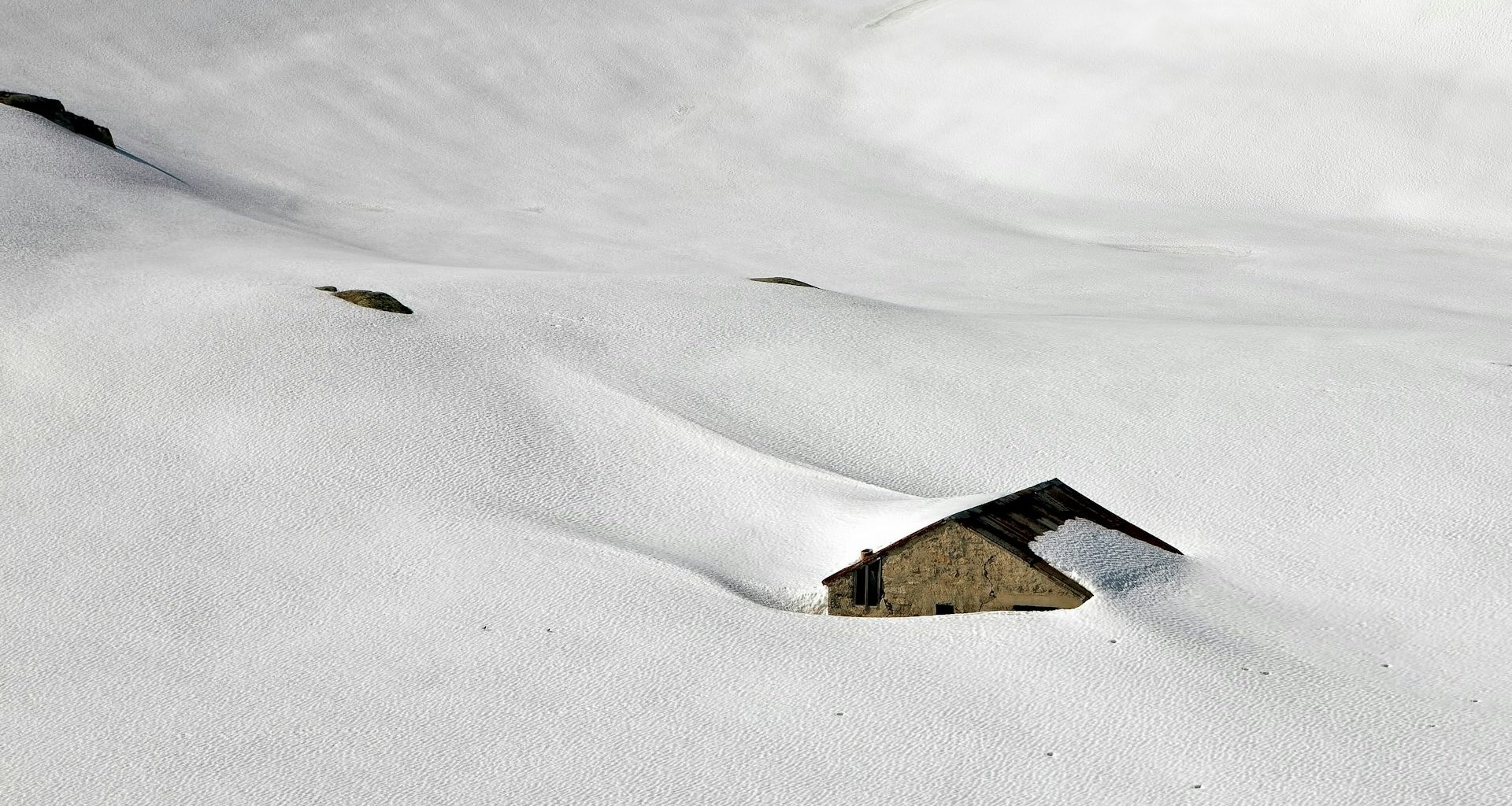 Besneeuwd dak
