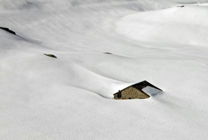 Besneeuwd dak